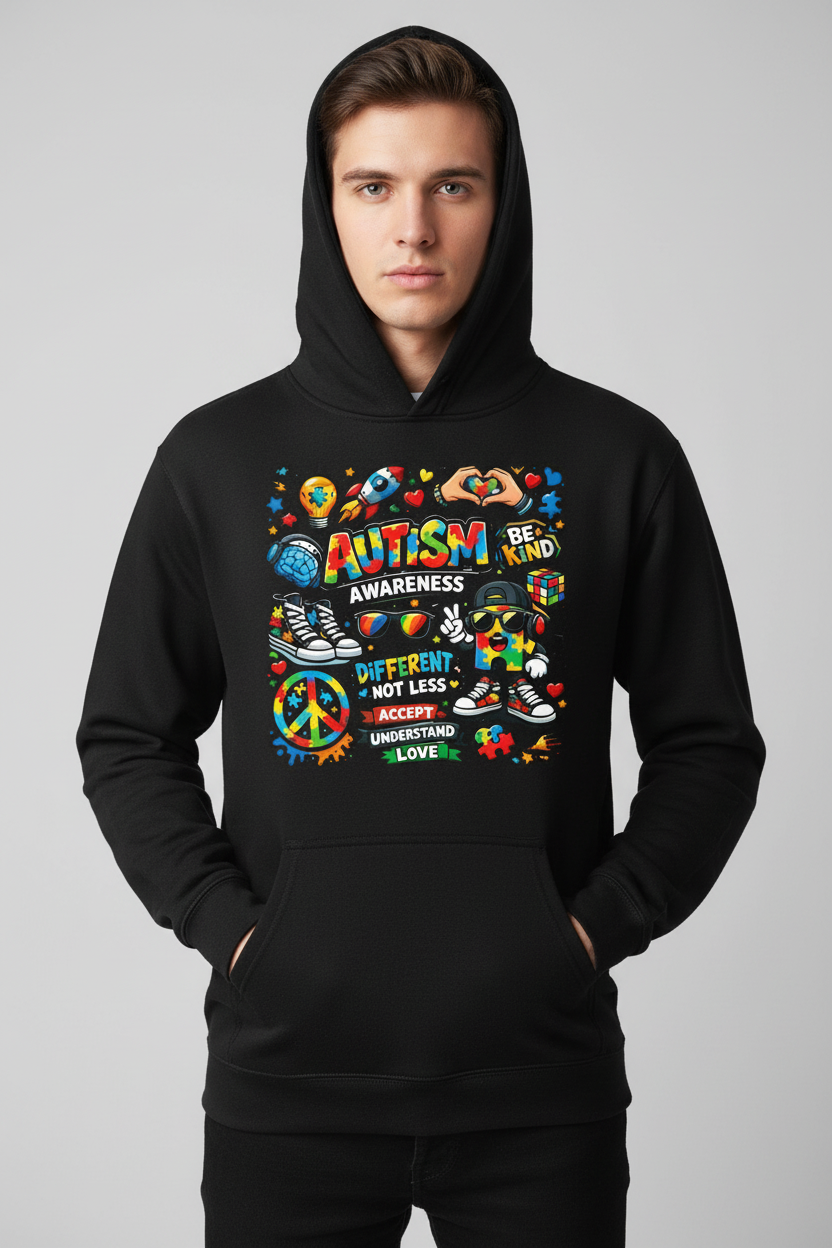Autism Awareness Black Hoodie
